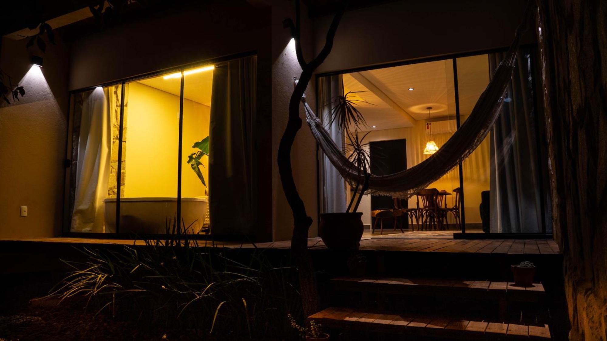הוילה Alto Paraíso de Goiás Lofts Lobo Guara מראה חיצוני תמונה