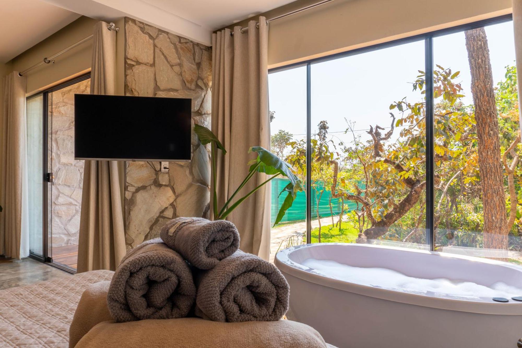 הוילה Alto Paraíso de Goiás Lofts Lobo Guara מראה חיצוני תמונה